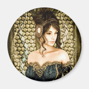 Enchanted Fairytale Princess Portrait Magnet