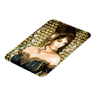 Enchanted Fairytale Princess Portrait Magnet