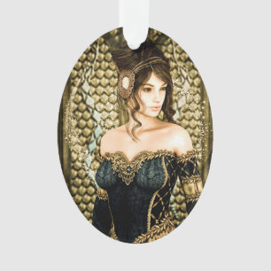Enchanted Fairytale Princess Portrait Ornament