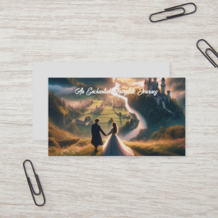 Enchanted Fairytale Walk Landscape Bookmark Business Card