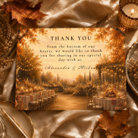 Enchanted Fall Backyard Wedding