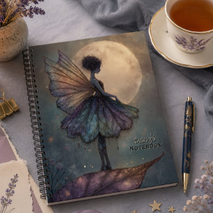 Enchanted Fantasy Fairy Moonlight Personalized Notebook
