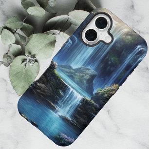 Enchanted Fantasy Waterfall Dreamscape  iPhone 16 Case