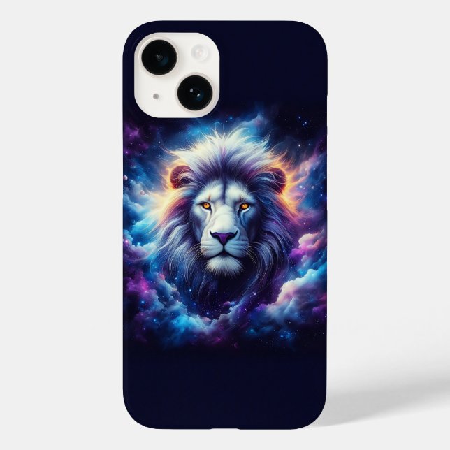 Enchanted Fawn, Celestial Deer, Galaxy Eyes Art, S Case-Mate iPhone Case (Back)