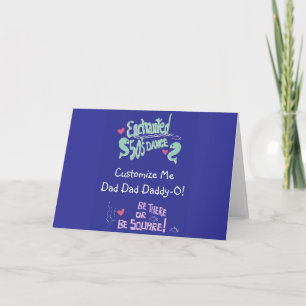 Enchanted Fifties Dance Card