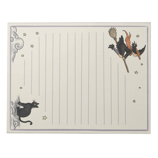 Enchanted Flight Lined 11" x 8.5" Notepad (Front)