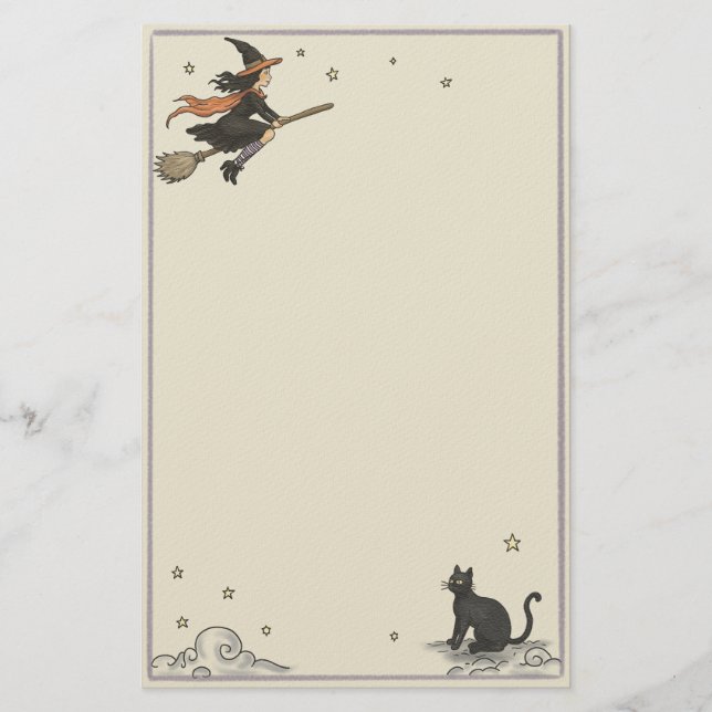 Enchanted Flight Unlined 5.5" x 8.5" Stationery (Front)