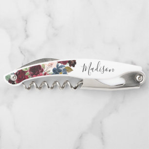 Enchanted Floral Bridesmaid Proposal Corkscrew