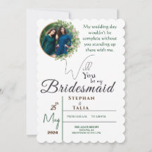 Enchanted Floral Elegance Bridesmaid Proposal Info