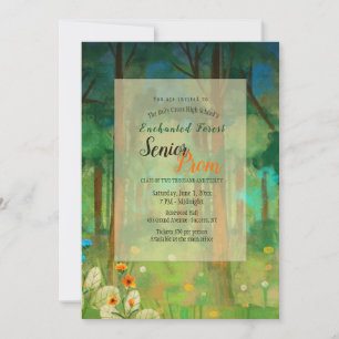 Enchanted Forest 2 Prom Invitations
