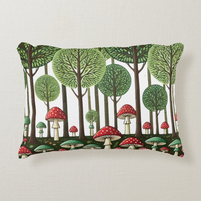 Enchanted Forest Accent Pillow (Front)