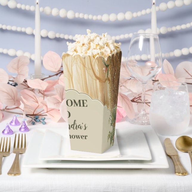 Enchanted Forest  Baby Shower Favor Box (Wedding)