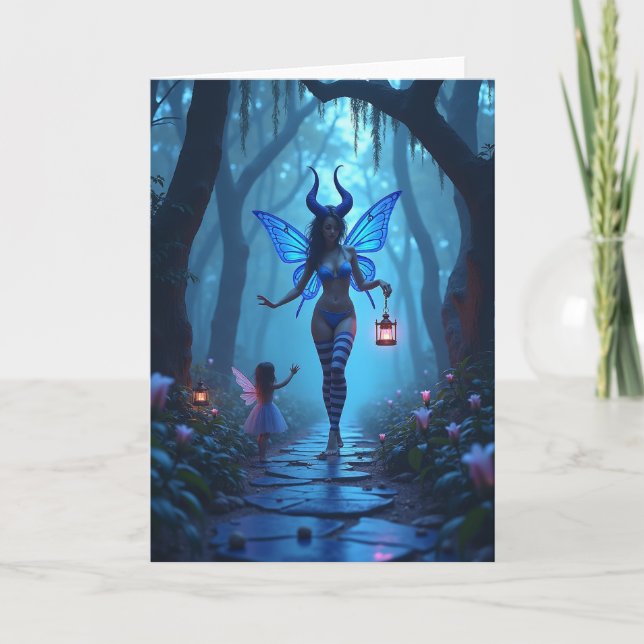 Enchanted Forest Birthday Card (Front)