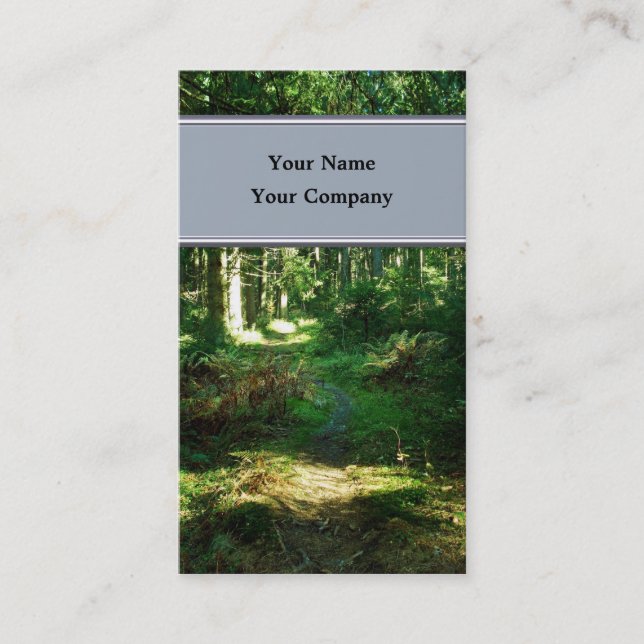 enchanted forest businesscard business card (Front)