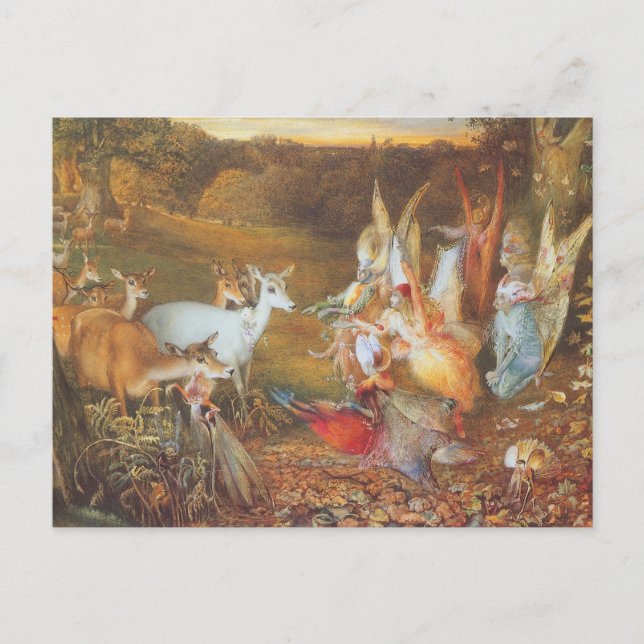 Enchanted Forest by artist John Anster Fitzgerald Postcard (Front)