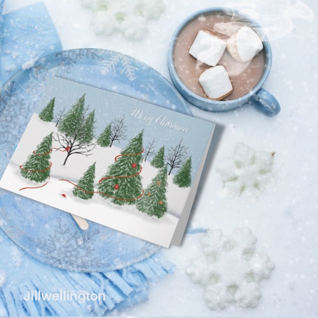 Enchanted Forest Christmas Day Card (Creator Uploaded)