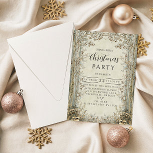 Enchanted Forest Christmas Invitation