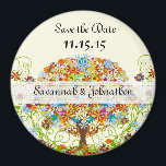 Enchanted Forest Circle of Love Wedding Tree Magnet<br><div class="desc">see more Whimsical Tree Invitations- Tree Wedding Invitations for the Activists Nature Lover - -see more whimsical tree invitations Red Love Tree with Birds 5 x 7 Wedding Invitation With Swirls and Hearts - See More Whimsical Trees by Sandra- Green Swirl Love Tree Wedding Invitation with Leaves -If you would...</div>