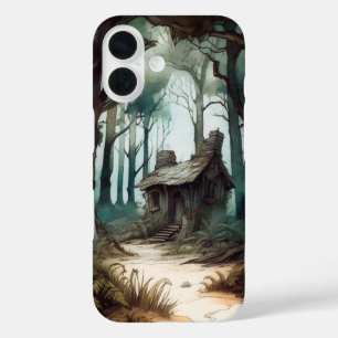 Enchanted Forest Cottage iPhone 16 Case