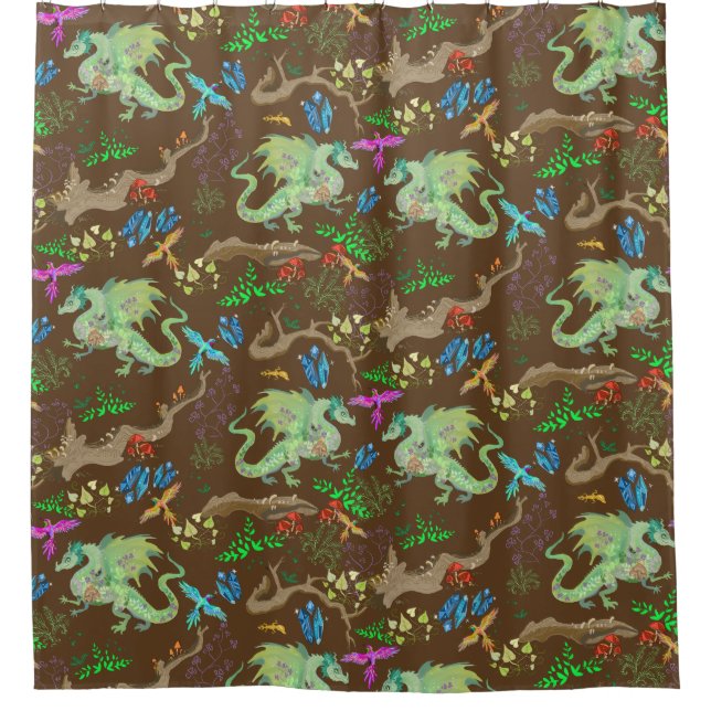 Enchanted Forest Dragon Pattern (Front)