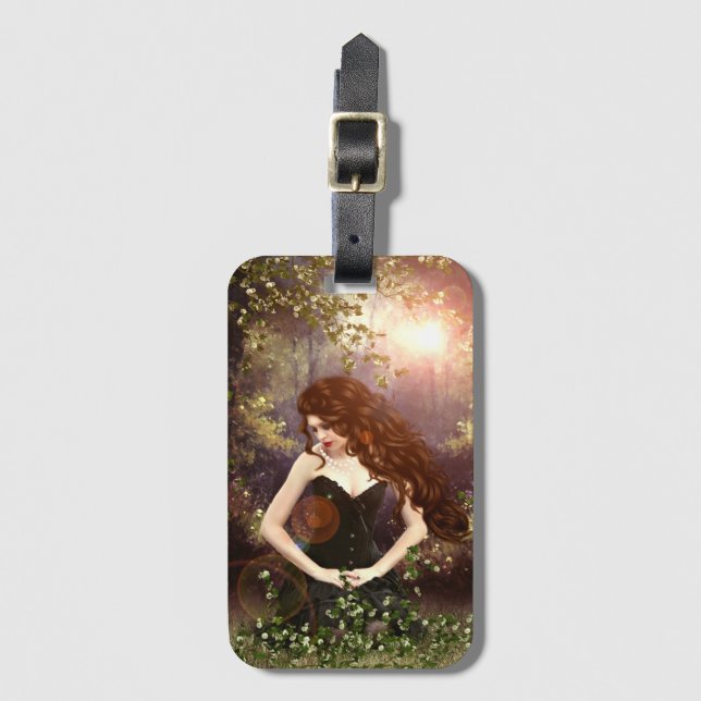 Enchanted Forest Dream Luggage Tag (Front Vertical)