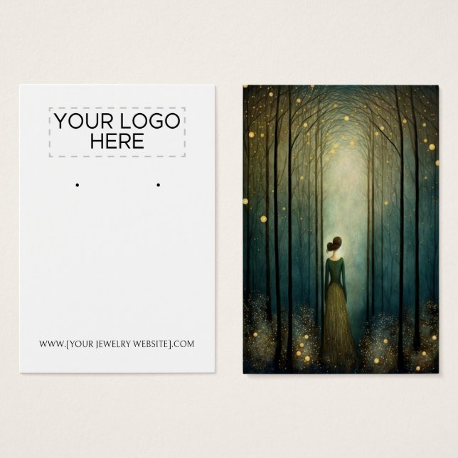 Enchanted Forest Earring Display Card (Front & Back)