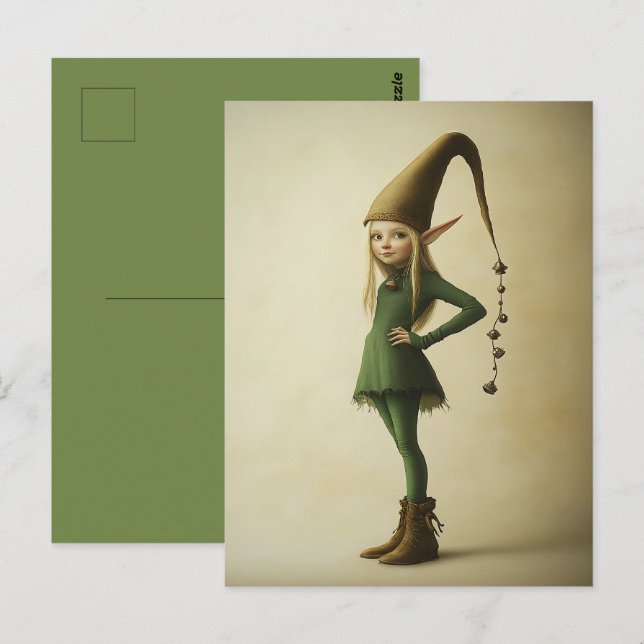 Enchanted Forest Elf Postcard (Front/Back)