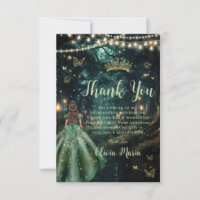 Enchanted Forest Emerald Green Dress Quinceañera
