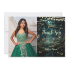 Enchanted Forest Emerald Green Quinceañera Photo