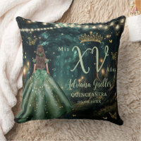 Enchanted Forest Emerald Green Quinceañera Picture