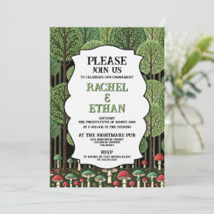 Enchanted Forest Engagement Party Invitation