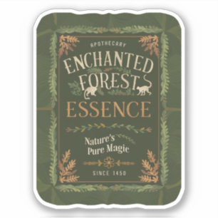 Enchanted Forest Essence Label Sticker