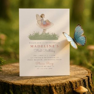Enchanted Forest Fairy,  Birthday Invitation