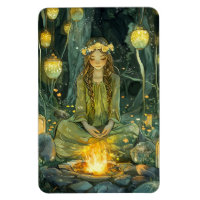 Enchanted Forest Fairy By The Fire