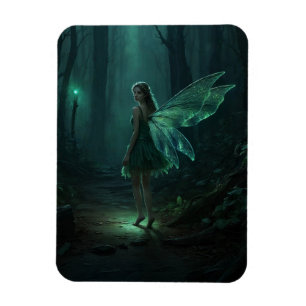 Enchanted Forest Fairy Fantasy Art Magnet