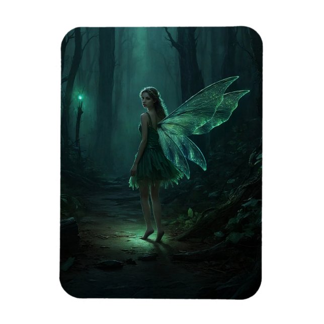Enchanted Forest Fairy Fantasy Art Magnet (Vertical)