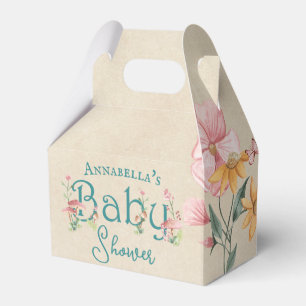 Enchanted Forest Fairy Garden Baby Shower Favor Box