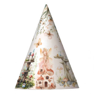 Enchanted Forest Fairy Girl Mushroom Party Hat
