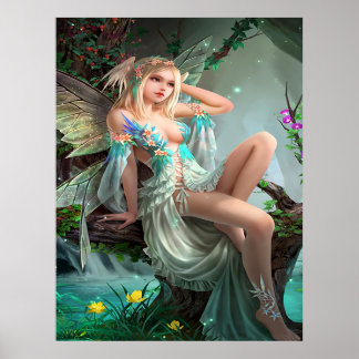 Enchanted Forest Fairy Whisper Poster