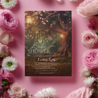 Enchanted Forest Fairy Woodland Baby Shower 