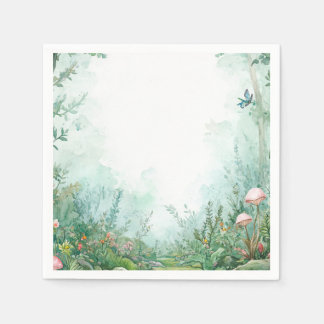Enchanted Forest Fairytale Forest Baby Shower Napkin