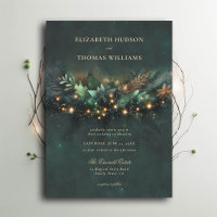 Enchanted Forest Fairytale Gold Wreath Wedding
