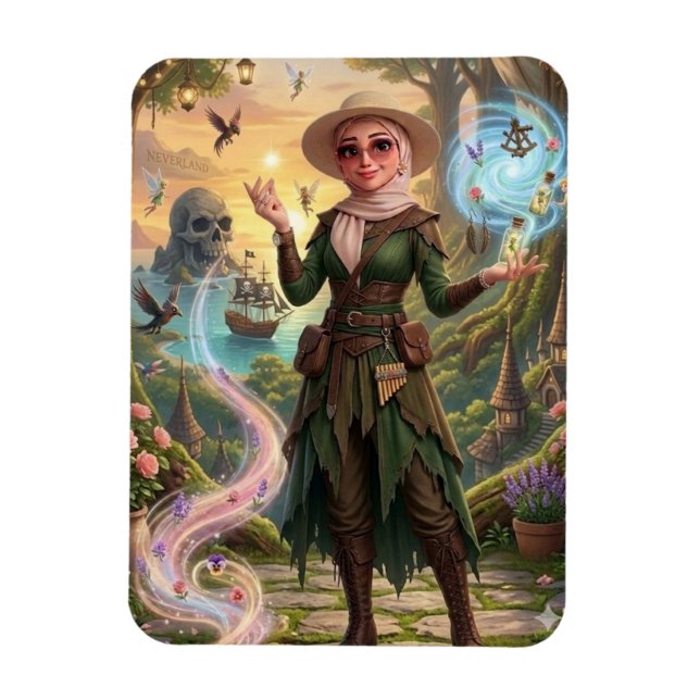 Enchanted Forest Fantasy Puzzle Magnet (Vertical)