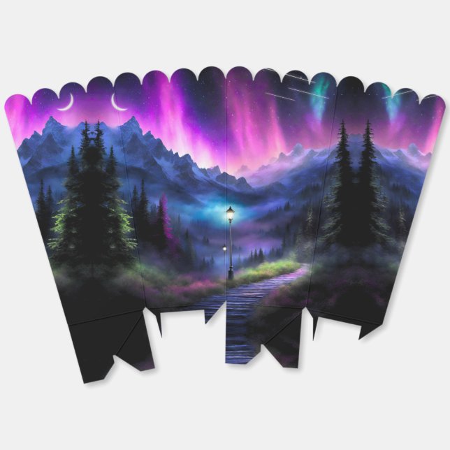 Enchanted Forest Favor Box (Unfolded)