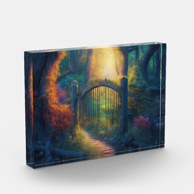 Enchanted Forest Garden | Digital Art Block (Left)
