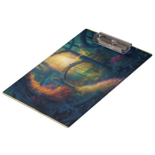 Enchanted Forest Garden    Digital Art Clipboard
