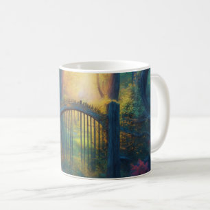 Enchanted Forest Garden Digital Art Coffee Mug