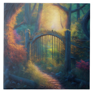 Enchanted Forest Garden Tile