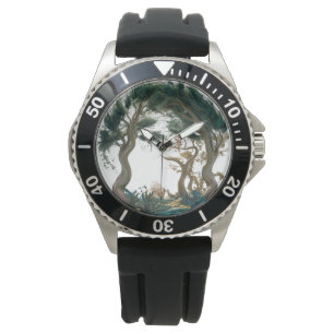 Enchanted Forest Gateway – Stylish Nature Inspired Watch