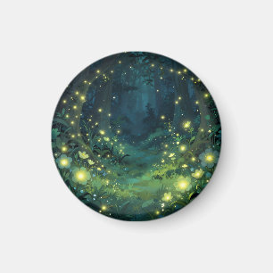 Enchanted Forest Glow Magical Night Magnet